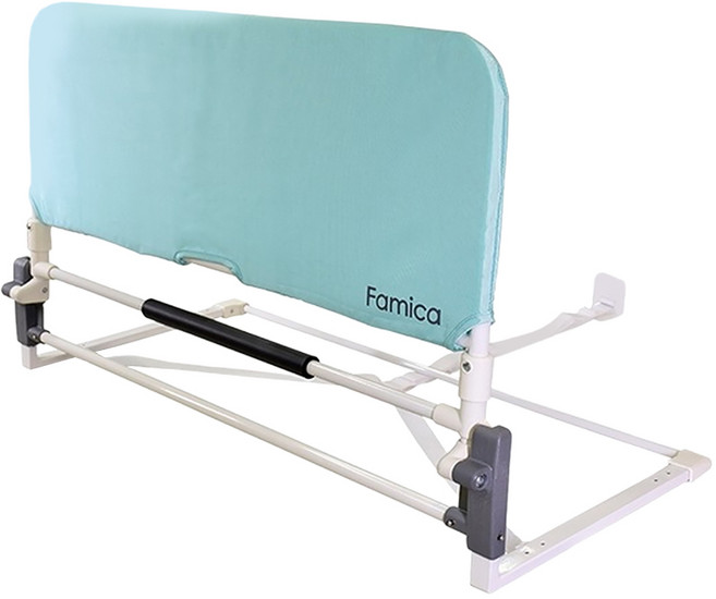 Famica 居家輔具 成人睡眠專用床護欄 D082, 湖水綠
