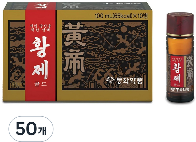 동화약품 황제골드 한방음료, 100ml, 50개