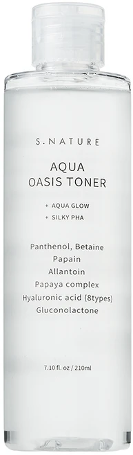 에스네이처 아쿠아 오아시스 토너, 210ml, 1개 - 쿠팡