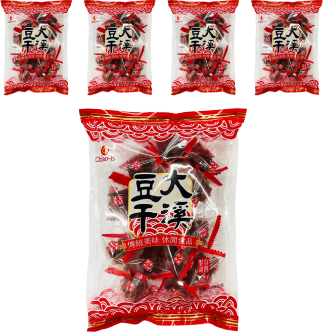 Chiao-E 巧益 三角包豆乾, 210g, 5袋