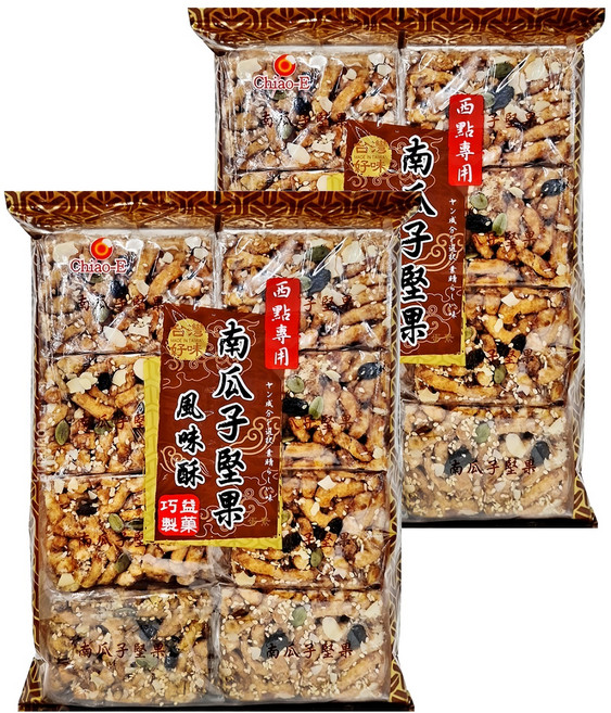 Chaio-E 巧益 南瓜子堅果風味酥, 400g, 2包