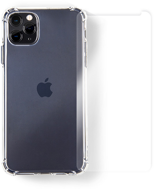 누아트 에어 크리스탈 휴대폰 케이스 + 강화 필름