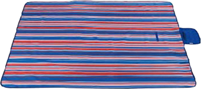 意絲丹 加大防水防潮野餐墊, 深藍色