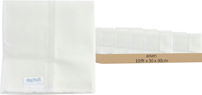 aisen 白紗抗菌抹布2件組, 5組