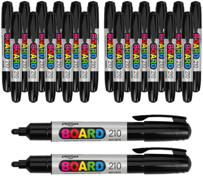 펜맥스 점보 보드마카 210, 블랙, 24개