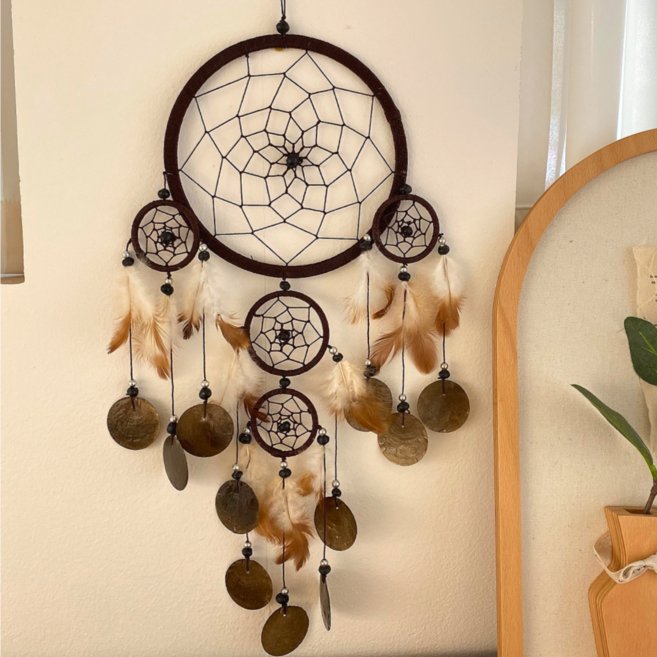 자개 풍경 드림캐쳐, 브라운
