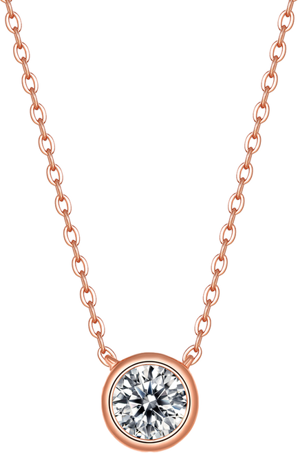 CF Diamond 莫桑鑽項鍊 B0210 感知泡泡 1克拉