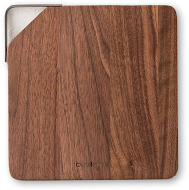 쿠지나인 프리미엄 블랙월넛 원목 냄비받침, 1개