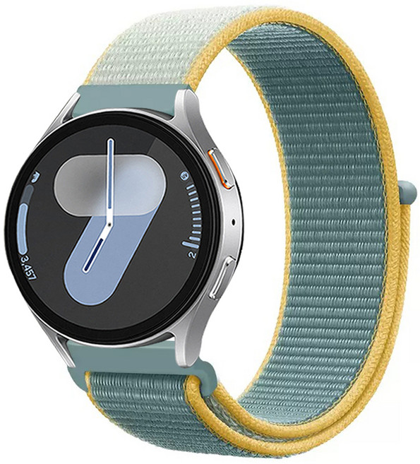 심플리로어 갤럭시워치 벨크로 스트랩 일자형 20mm, 선샤인