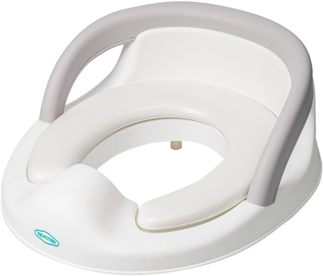 더마더 핸들 유아 변기커버, 그레이