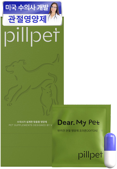 필펫 강아지 조이튼 영양제, 1개, 뼈/관절강화, 30정