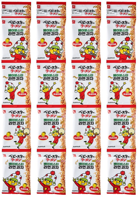 베이비스타 라면과자 오리지널, 20g, 16개