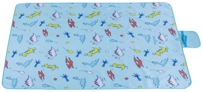 意絲丹 加大防水防潮野餐墊, 小恐龍