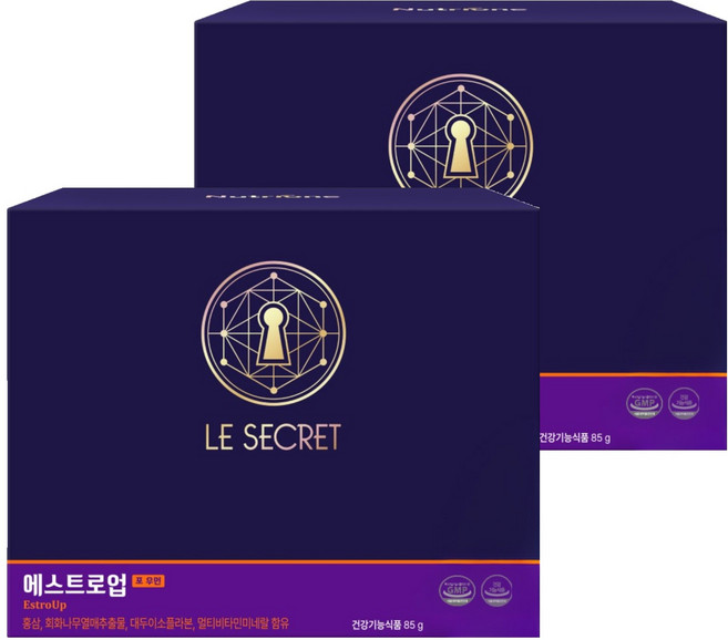 르시크릿 에스트로업 영양제, 100정, 2개