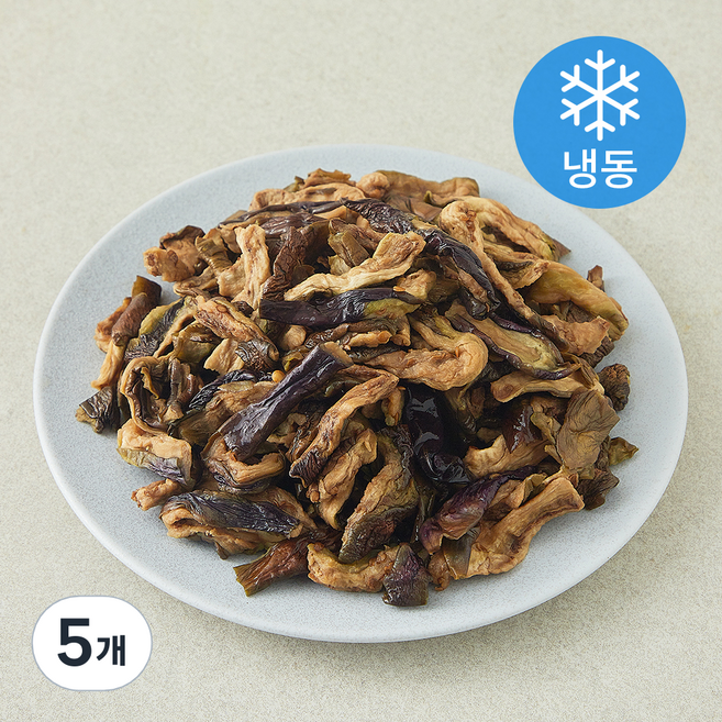 나물투데이 국내산 불린 가지 (냉동), 5개, 250g