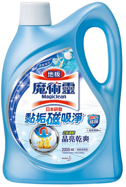 Kao 花王 Magiclean 魔術靈 台灣公司貨 地板清潔劑, 2L, 1桶