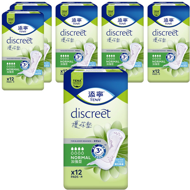 TENA 添寧 護妳墊, 加強型 28cm, 12片, 6包