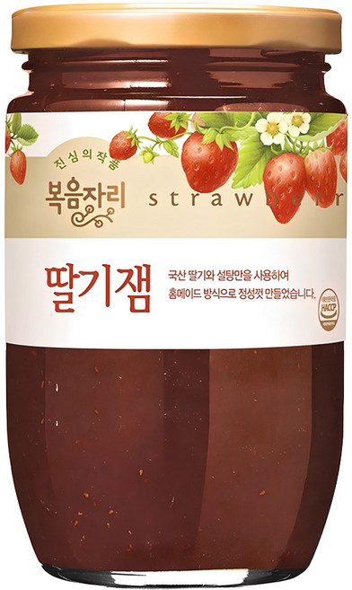 복음자리 딸기잼, 500g, 1개
