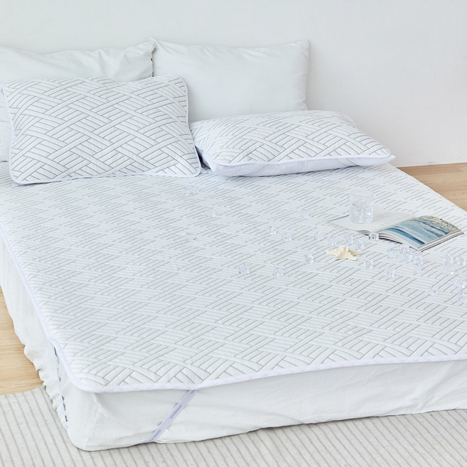 리브맘 프리미엄 듀라쿨 아이스쿨링 냉감패드, 아쿠아, 쿨매트