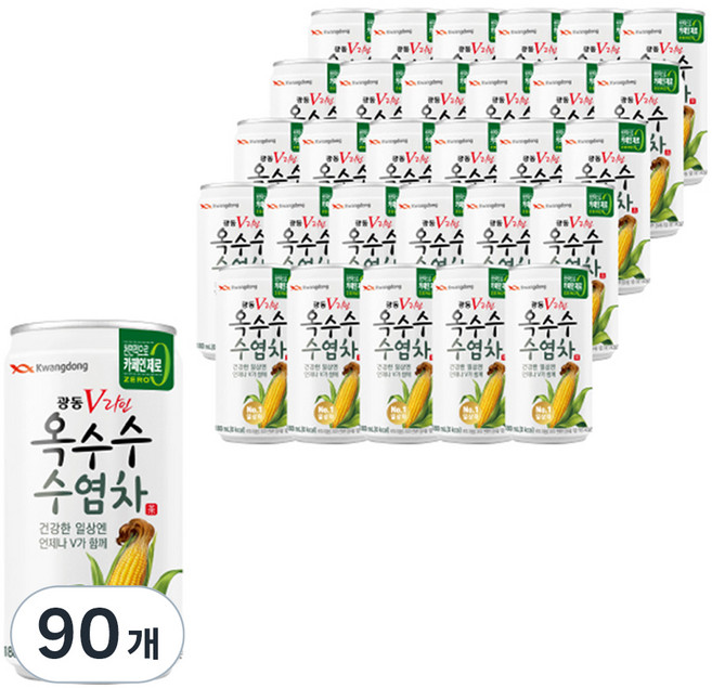 광동옥수수수염차 V라인얼굴, 180ml, 90개