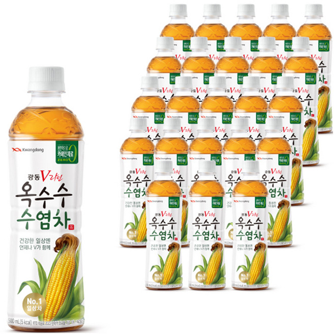 광동옥수수수염차, 500ml, 24개