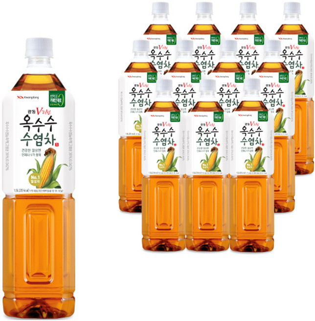 광동옥수수수염차, 1.5L, 12개