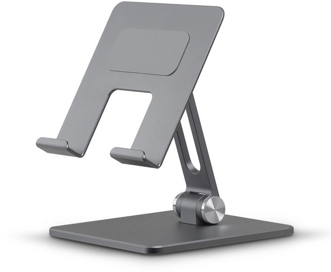 정원전산 알루미늄 아이패드 거치대, JW-MT134DG, 다크그레이, 1개