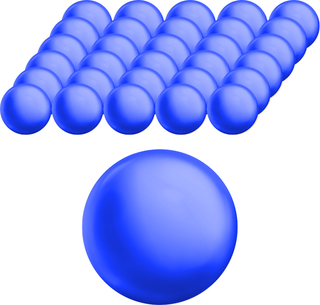 베베아인 아기 볼풀공 60p, 비비드블루, 1개