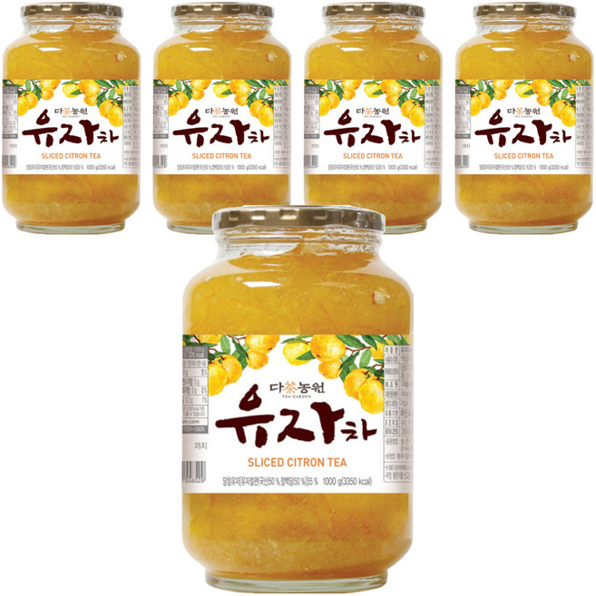 Danongwon 柚子茶, 1kg, 1入, 5罐