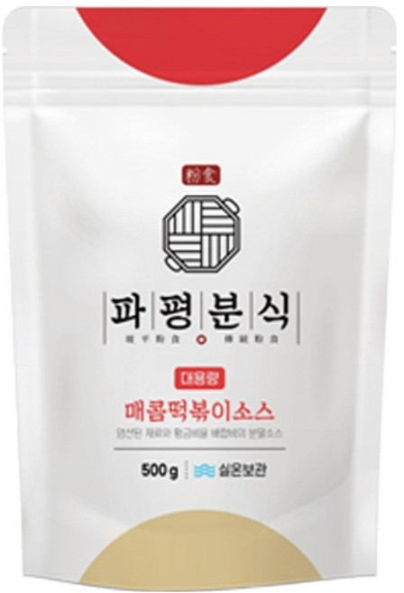 파평분식 떡볶이 소스 분말 매콤한맛, 500g, 1개