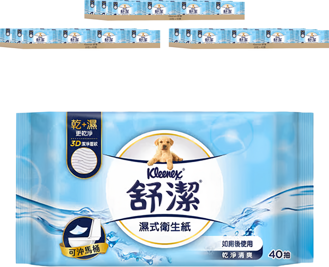 Kleenex 舒潔 濕式衛生紙, 1包, 48包