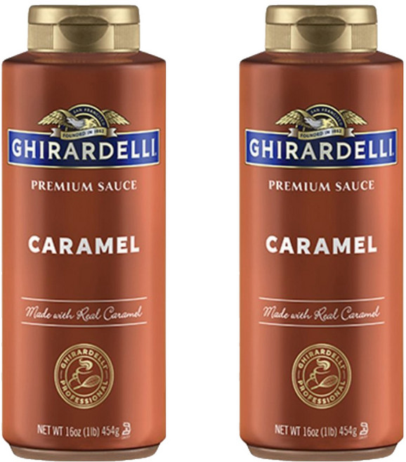 GHIRARDELLI 鷹牌 焦糖風味特級醬汁, 454g, 2個
