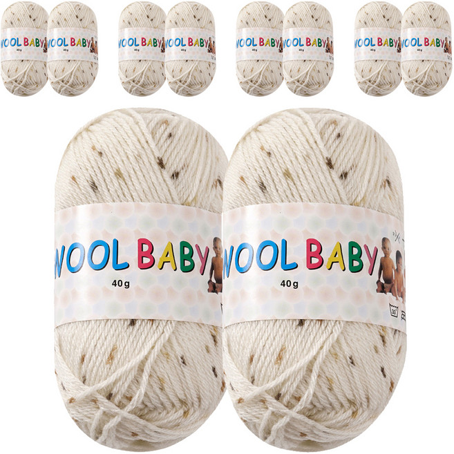 울베이비 뜨개실, 31373 아몬드봉봉, 10개