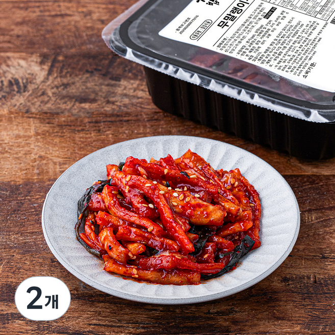 강남밥상 무말랭이무침, 200g, 2개