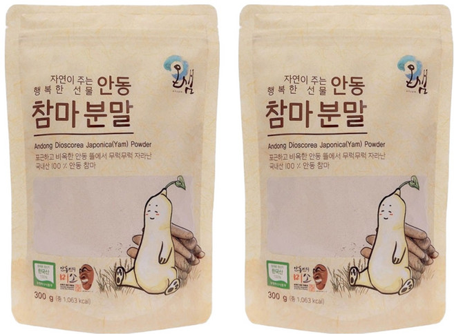 온샘 안동 참마분말, 300g, 2개