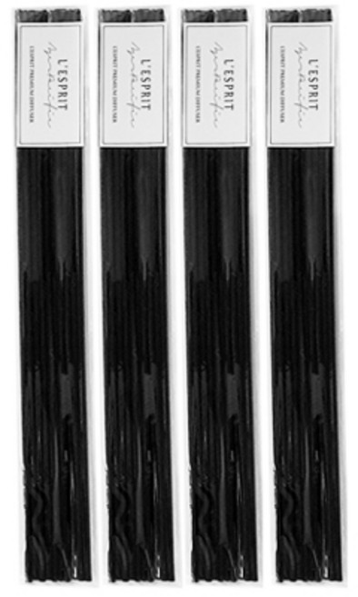 아제르퍼시픽 디퓨저 섬유 스틱 레스쁘리 A-B40, 블랙, 40개, 10개입