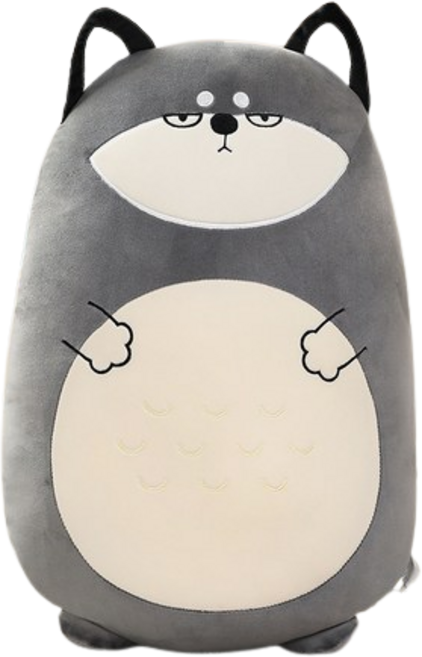 네이처타임즈 동글 캐릭터 인형 허스키, 80cm, 혼합색상, 1개