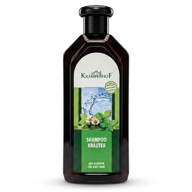 KRAUTERHOF 草本莊園 無矽靈植萃草本洗髮精, 500ml, 1瓶