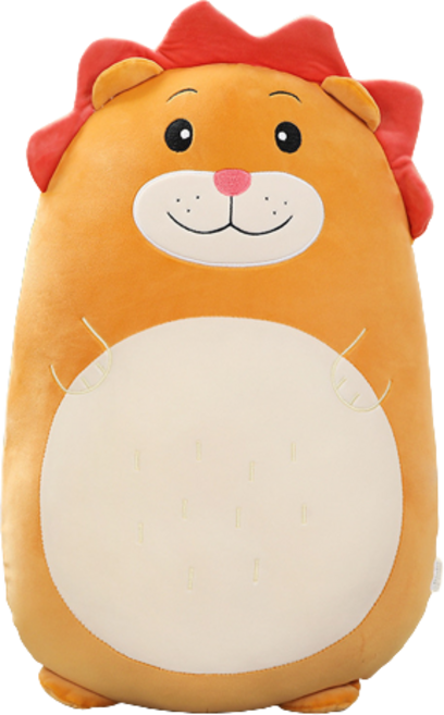 네이처타임즈 동글 캐릭터 인형 사자, 혼합색상, 80cm, 1개