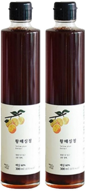 부엉이곳간 황매실청, 300ml, 2개