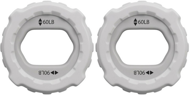 핸디랩 실리콘 악력기, 그레이, 2개
