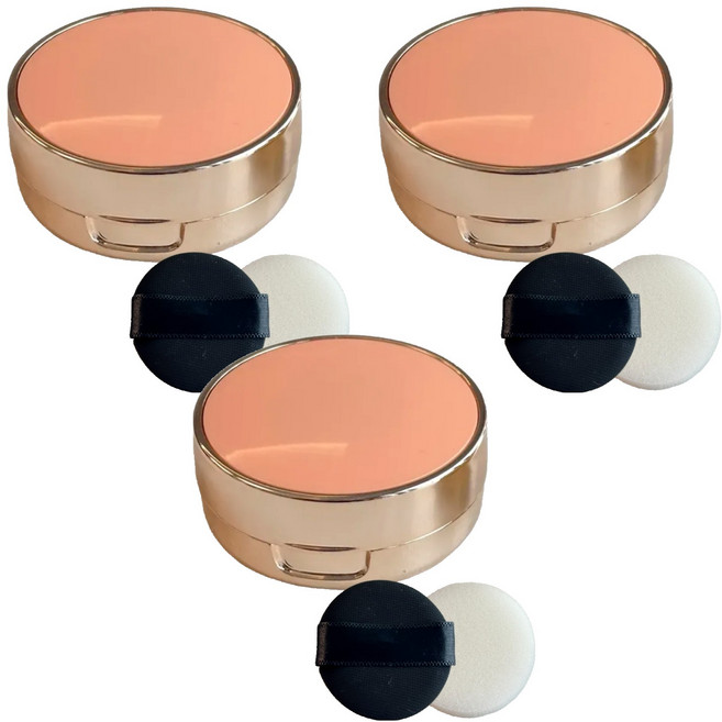 무아누 미니 쿠션 케이스 50 x 22 mm, 3개, 로즈골드