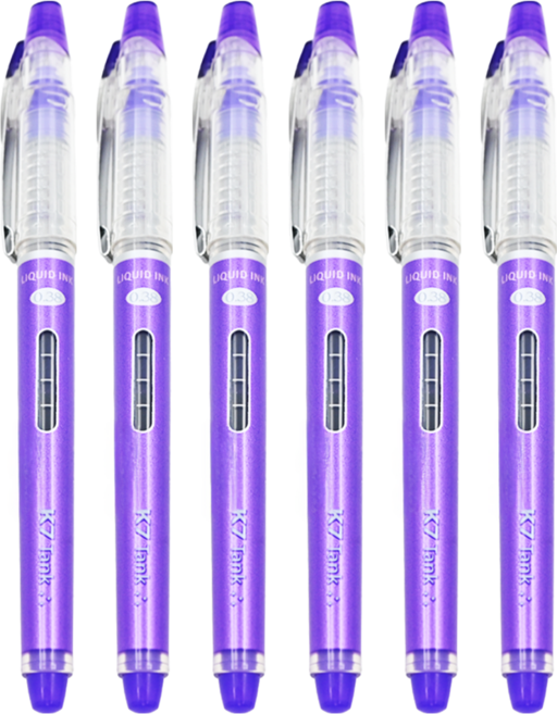 韓國 NEO K7 Tank鋼珠筆 0.38mm, 紫色, 6支