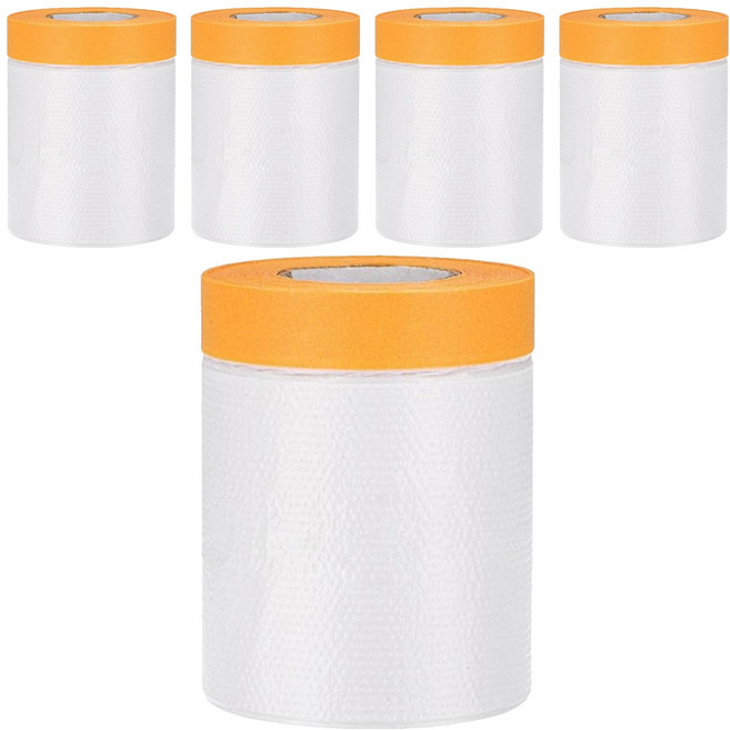 家具防塵膜 PE材質 55x2000cm 防水防塵 靜電吸附, 透明, 5捲