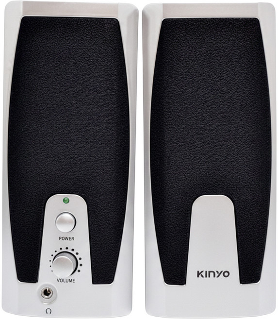 Kinyo USB接頭多媒體音箱 75 x 70 x 172mm, US-192, 黑色