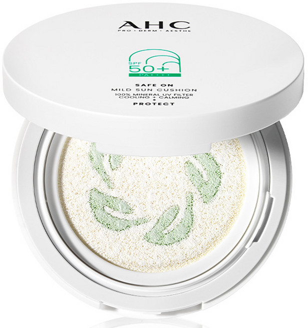 AHC 세이프온 마일드 선쿠션 SPF50+ PA++++, 25g, 1개