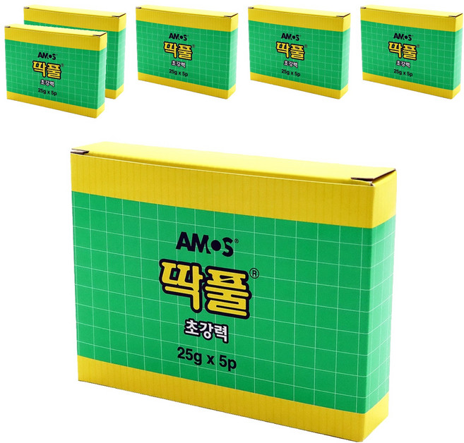 아모스 초강력 딱풀, 25g, 30개