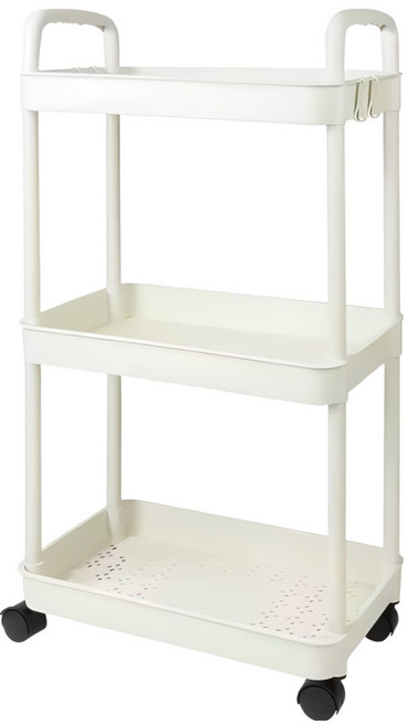 儲物架 3層 29 x 20 x 61.5cm, 1個, 白色