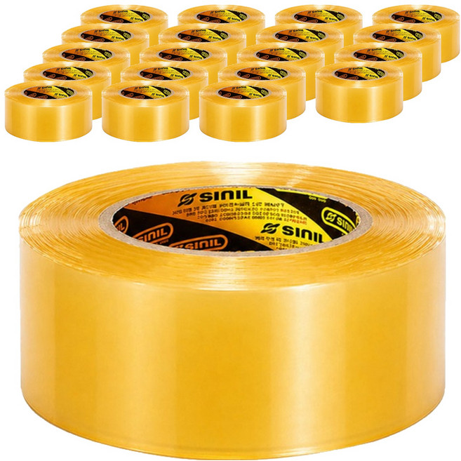 신일테이프 OPP 박스테이프 48mm x 80m, 투명, 20개