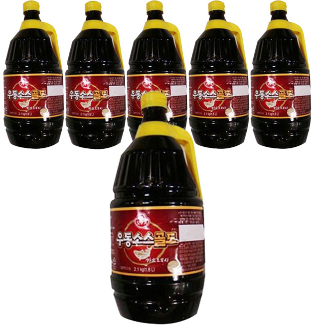 오뚜기 우동소스 골드, 2.1kg, 6개